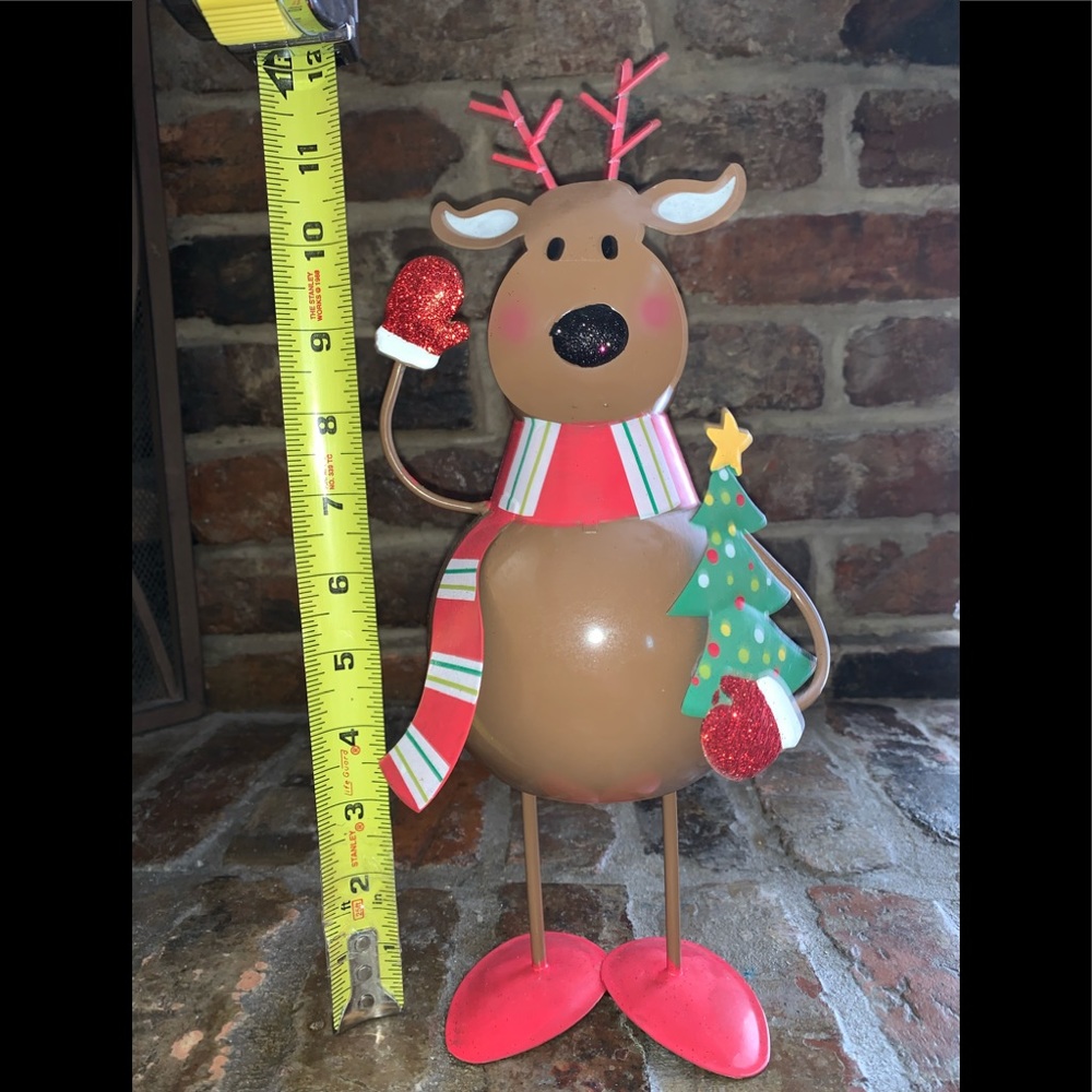 COPY - Metal Roly Poly Reindeer - Picture 2 of 2